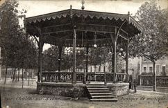 CPA Kiosque Chalon sur Saone 