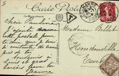 Postal Santa Dirección Residencia de los Ministros Belgas la Hostelería y el Quiosco tiene música