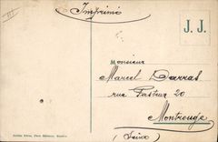 Vintage Postcard Dogs Religious Dog and dogs of Large St Bernard