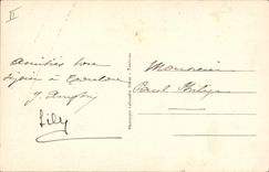 Vintage Postcard Dogs of the Pyrenees the lunch Dog