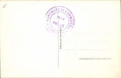 CPA Militaria Signature de l'armistice 11 novembre 1918 