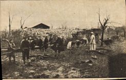 CPA Militaria American Committee for devastated France Boulevard Lannes Paris 