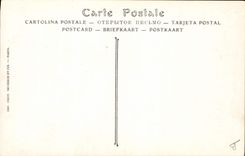 Vintage Postcard Boat Steamer rapidea 4 propellers Lafayette Living room of the 2nd classes