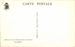 CPA Bateau Compagnie des Messageries Maritimes Laos 