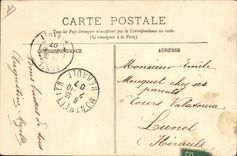 Vintage Postcard Transatlantic Boat Company Lorraine the living room