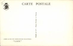 CPA Bateau Compagnie des Messageries Maritimes Laos