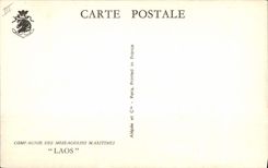 CPA Bateau Compagnie des Messageries Maritimes Laos