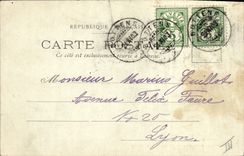 Vintage Postcard Bell Holy Bumblebee of the church Martin de Saint Die the Vosges