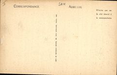 Vintage Postcard Cathedral Bell of Clermont Ferrand Jacquemart