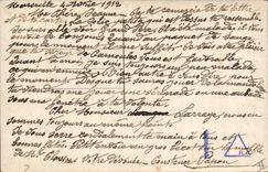 CPA Cloche Paques Oeufs 