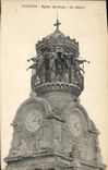 Vintage Postcard Bell Nantes Church co. Cross the belfry