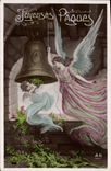CPA Cloche Ange Paques