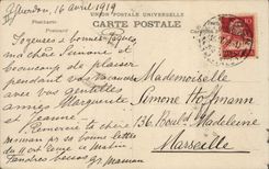 CPA Cloche Paques Ange 