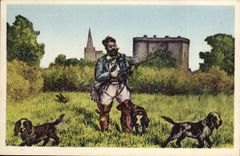 CPA Chasse Tarascon sur Rhone Tartarin partant pour la chasse 