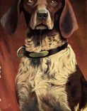 CPA Chasse Chien 