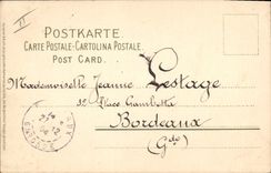 CPA Chasse Cerf Biches 