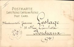 CPA Chasse Cerf Biche 