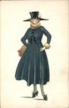 CPA Fantaisie Illustrateur Femme 