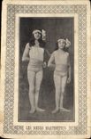 Vintage Postcard the Martinette sisters