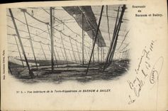 CPA Cirque Barnum & Bailey Vue interieure de la tente hippodrome 