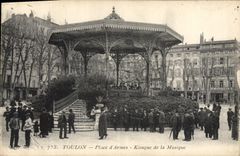 CPA Kiosque de la musique Toulon Place d'armes 