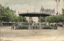 CPA Kiosque a musique Beziers 