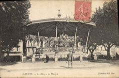 CPA Kiosque de musique Cannes 