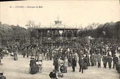 CPA Kiosque Angers Musique du Mail 