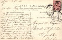 Vintage Postcard Agen Kiosk