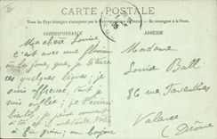 Vintage Postcard Kiosk Grenoble Garden of the Town hall the concert