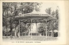 CPA Kiosque Jardin public Rennes 