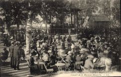 CPA Kiosque Exposition coliniale de Marseille Concert de la musique Malgache 