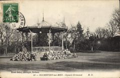 CPA Kiosque Rochefort sur Mer Square Grimaud 