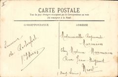 Vintage Postcard Rochefort Kiosk on Sea Grimaud Public garden