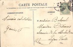 Vintage Postcard Montelimar Kiosk