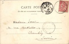 Vintage Postcard Bandstand Valence Walk of the Champ de Mars