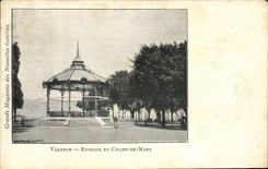 CPA Kiosque du Champ de Mars Valence 
