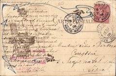 CPA Chiens Chien Ode a la New Home Hors Concours Paris 1900 Levrier 
