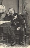 Vintage Postcard Militaria Belfort colonel Denfert in his study
