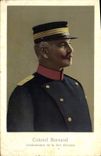 CPA Militaria Colonel Bornand Commandant de la 1ere division