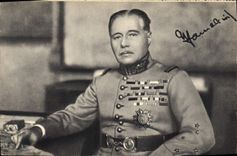 CPA Militaria Monsieur le General Gamelin Vice President du Conseil superieur de la guerre 