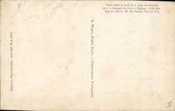 CPA Militaria Pres de Furnes entre Nieuport et Dunkerque Roi Albert Reine Elisabeth