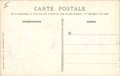 Vintage Postcard Militaria persons in charge of the destruction of the cathedral of Rheims