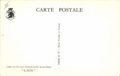 CPA Bateau Compagnie des Messageries Maritimes Laos 