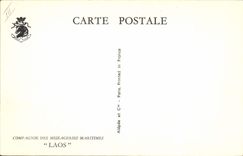 CPA Bateau Compagnie des Messageries Maritimes Laos 
