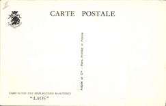 CPA Bateau Compagnie des Messageries Maritimes Laos