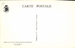 CPA Bateau Compagnie des Messageries Maritimes Laos