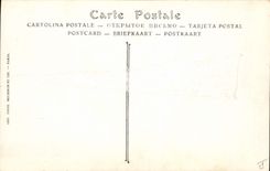 Postal Barco Paquebote A4 hélices Lafayette Salón ds 2.o clases