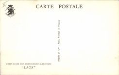 CPA Bateau Compagnie des Messageries Maritimes Laos