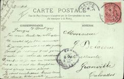 Vintage Postcard Boat Le Havre the Deck chair Lorraine the living room